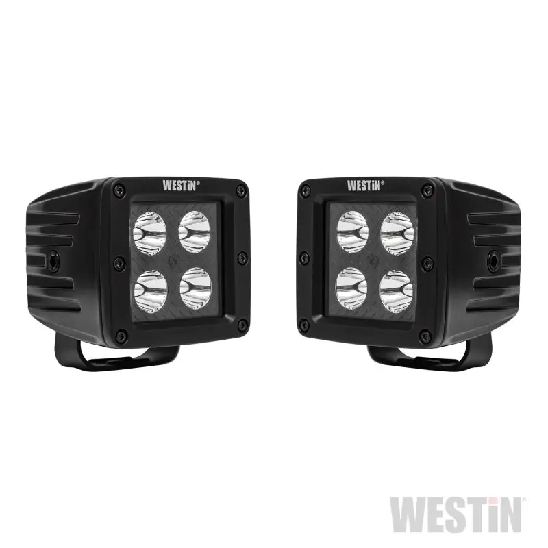 Westin Led Auxiliary Light 3.2In X 3.0In Spot W/5W Cree - Black 1