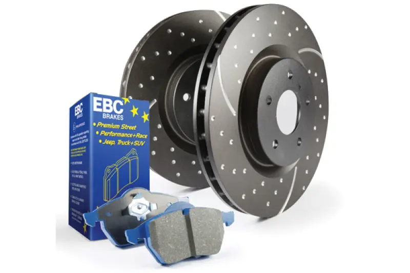Ebc S6 Performance Brake Kit – Bluestuff Pads And Gd Series Rotors 1