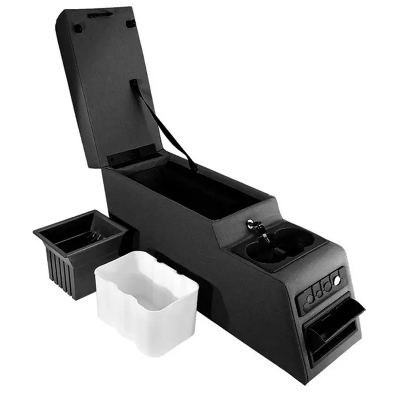 Rugged Ridge Ultimate Locking Center Console – Black For 1976–1995 Jeep Cj & Yj Wrangler 2
