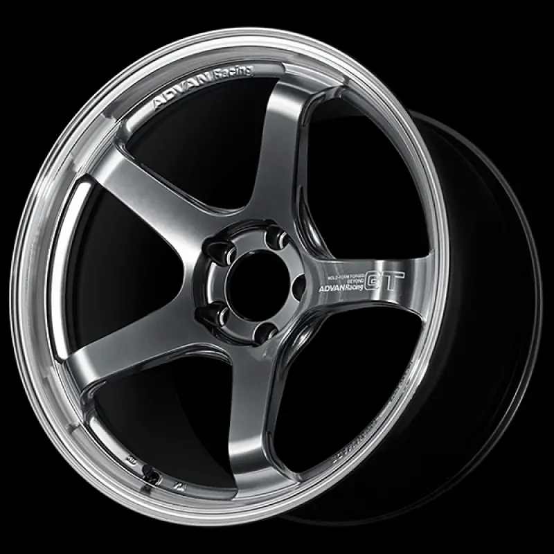 Advan Gt Beyond Forged Wheel – 19X9.5", +22Mm Offset, 5X120 Bolt Pattern, 22Mm Bore, Hyper Platinum Black Finish 1