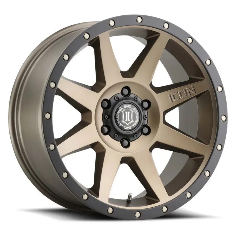 Icon Rebound 20X9 Bronze Off-Road Wheel With 5X5 Bolt Pattern And -12Mm Offset 1