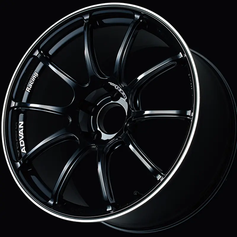 Advan Rzii 16X6.5 Racing Wheel – Gloss Black Finish, +38 Offset, 4X100 Bolt Pattern, 63Mm Bore, With Center Ring 1