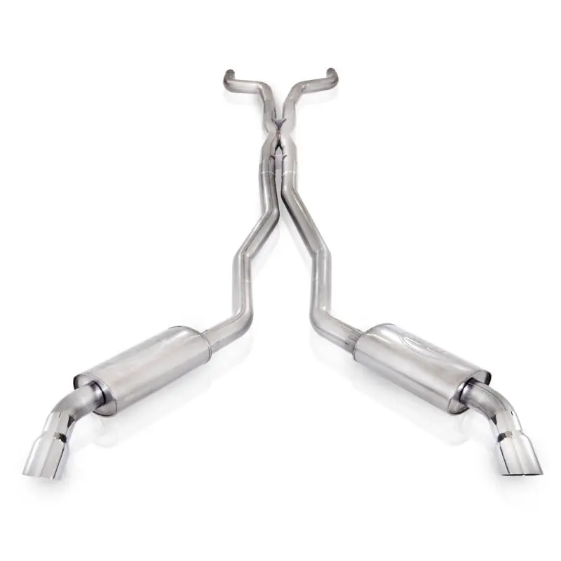 Stainless Works 3-Inch Cat-Back Exhaust With X-Pipe & Chambered Mufflers For 2010–2015 Camaro 6.2L – Polished Tips 1