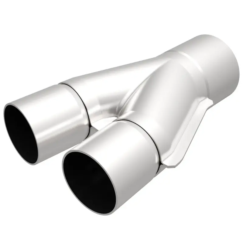 Magnaflow Stainless Steel 10-Degree Smooth Transition Y-Pipe – 2.50” / 2.00” Diameter 1