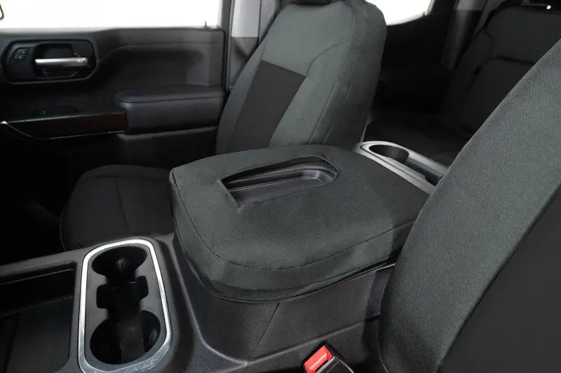 Covercraft Endura Precisionfit Seat Covers – Second Row, Charcoal/Black, Compatible With 2023–2024 Ford Super Duty 2