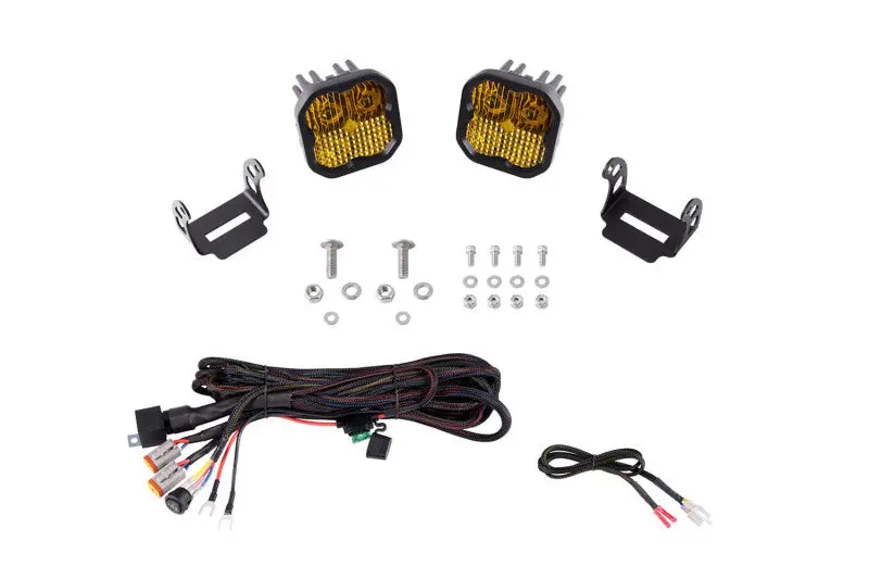 Diode Dynamics 21-22 Ford F-150 Ssc2 Stage Series Backlit Ditch Light Kit - Pro White Combo 1