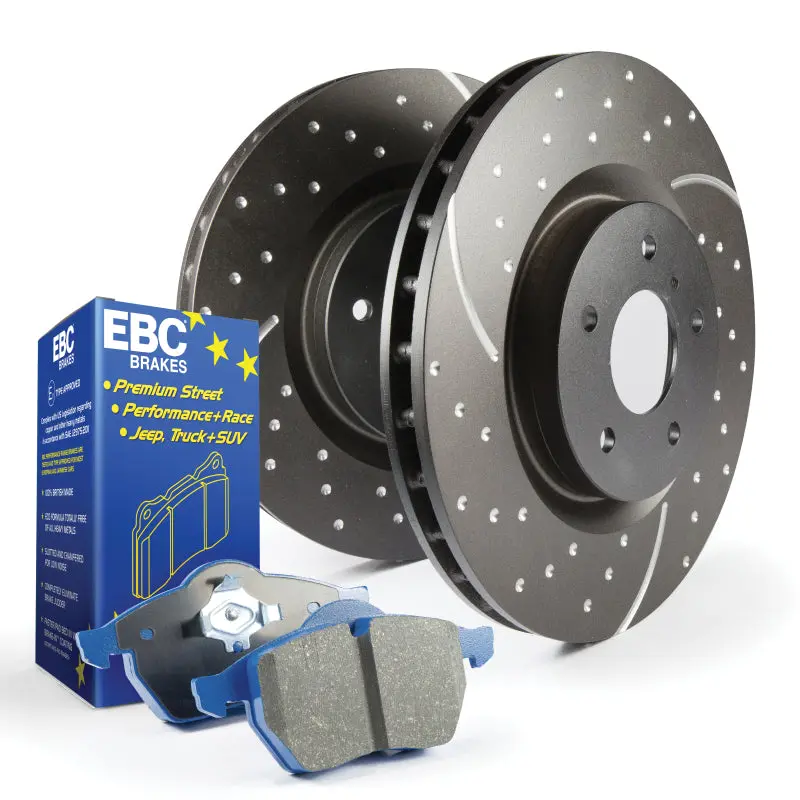 Ebc S6 Performance Brake Kit – Bluestuff Pads And Gd Series Rotors 2