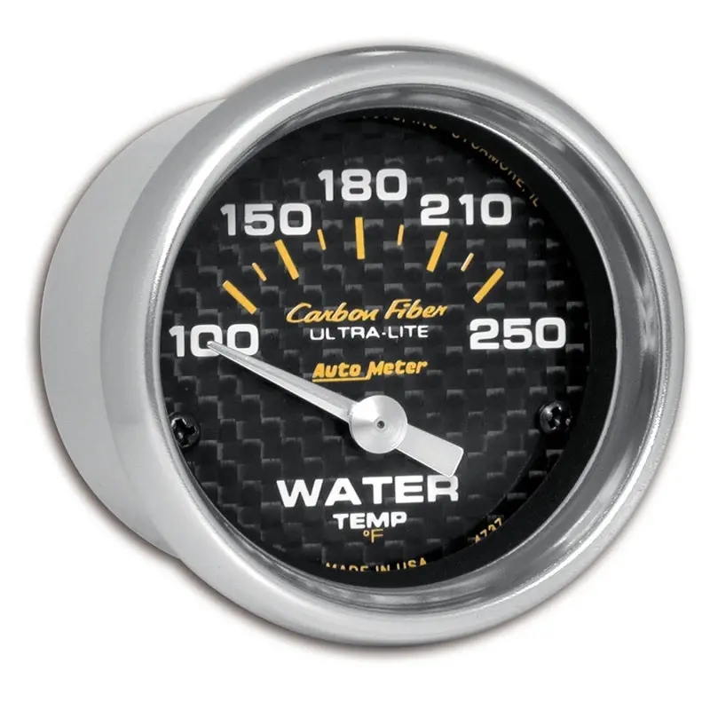 Autometer Carbon Fiber 52Mm Electronic Water Temperature Gauge (100–250°F) 1