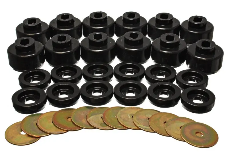 Energy Suspension Body Mount Kit – Black Polyurethane 1