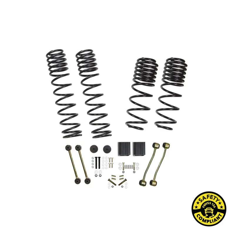 Skyjacker 2.5-Inch Lift Component Kit For 2019+ Jeep Wrangler Jl – Includes Dual-Rate Long-Travel Coil Springs 1