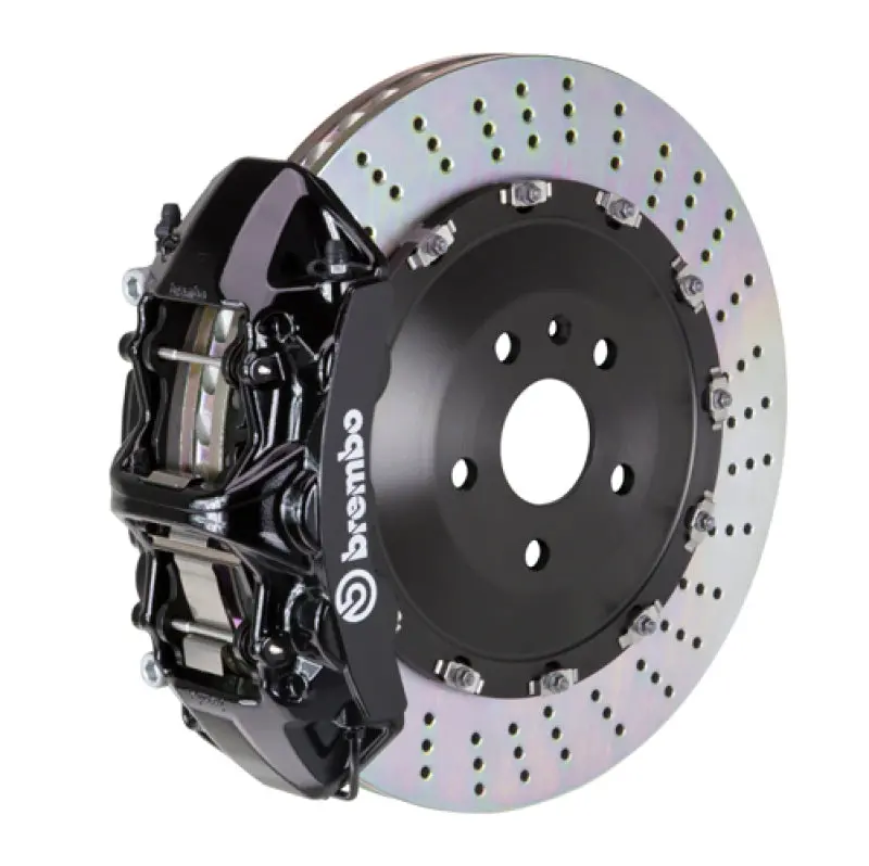 Brembo Gt Front Big Brake Kit For 2003–2007 Porsche Cayenne & Cayenne Turbo – 6-Piston Calipers, Drilled 405X34Mm Rotors 1