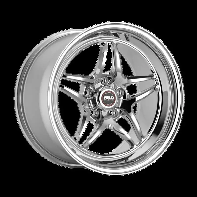 Weld S81 Polished 17X10 Inch Wheel – 5X115 Bolt Pattern, 6.7-Inch Backspace, High-Pad Design (Non-Beadlock) 1
