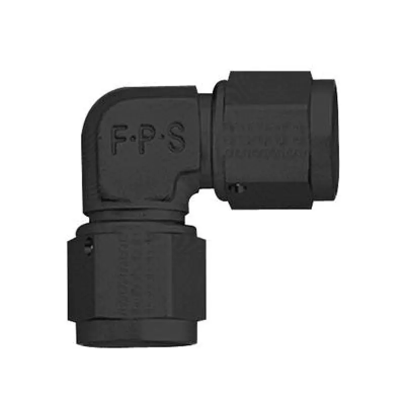 Fragola -4An Black Female Coupler Fitting – Tube-Style Connector 1