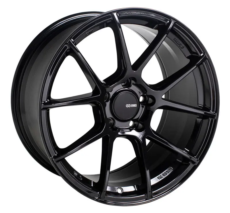 Enkei Ts-V Glass Black Alloy Wheel – 18X8.5, 5X100, 45Mm Offset, 72.6Mm Center Bore 1