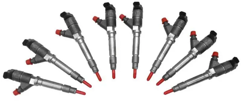Exergy Remanufactured High-Flow Fuel Injectors For 2007.5–2010 Chevrolet Duramax Lmm (250% Over Stock, Set Of 8) 1