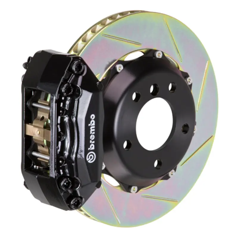 Brembo Sonic Gt Front Big Brake Kit For 2012–2020 Models – 4-Piston Calipers, 328X28Mm Slotted Two-Piece Rotors – Black 1