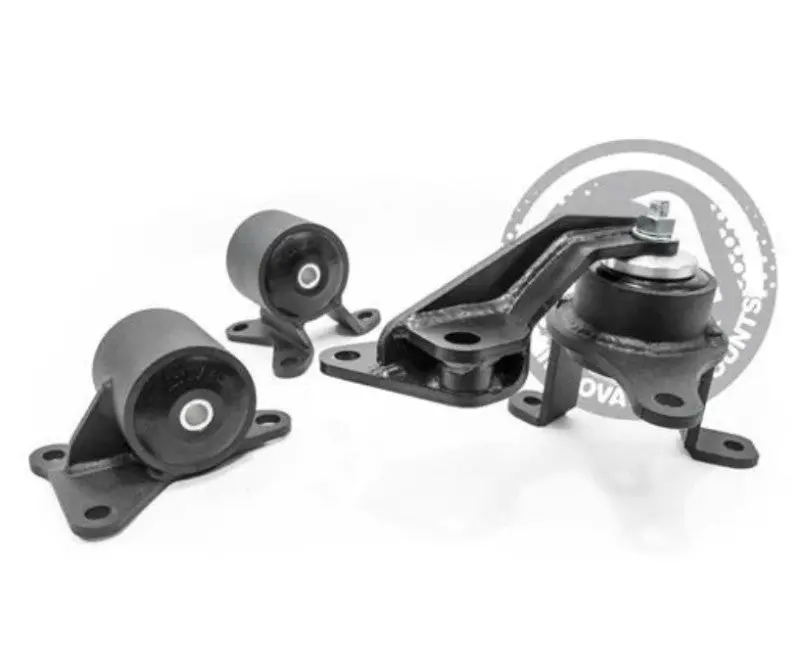 Innovative Motor Mounts For 1998–2002 Honda Accord F-Series – Black Steel, 95A Durometer Bushings 1