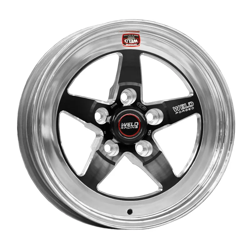 Weld S71 15X8.33 Low-Profile Black Wheel – 5X4.75 Bolt Pattern, 3.5" Backspace, Non-Beadlock Design 1