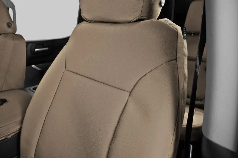 Covercraft Endura Precisionfit Third-Row Seat Covers For 2017–2024 Nissan Armada – Tan 1