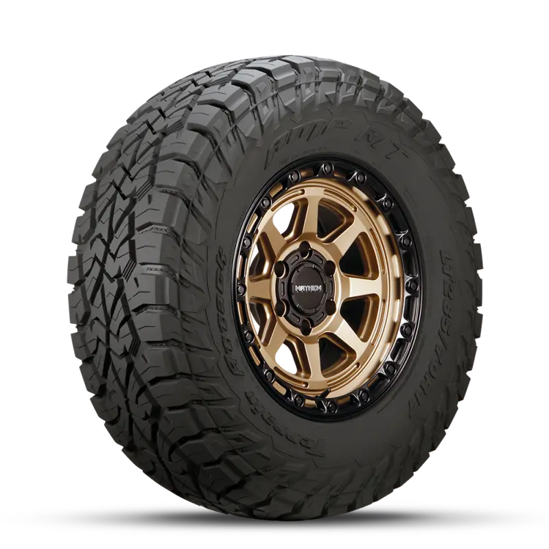 Amp Terrain Attack R/T All-Terrain Tire – 35X12.50R20Lt, Load Range E, 125Q Speed Rating 1