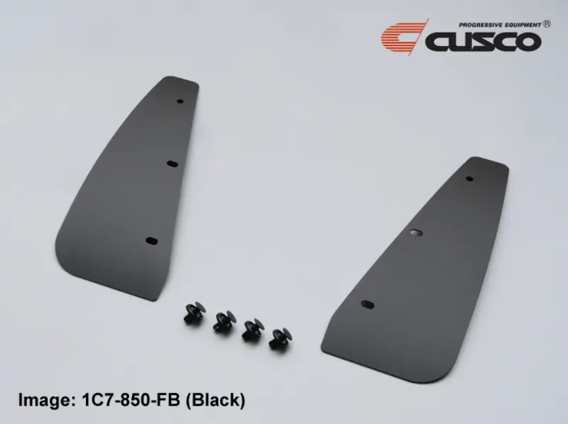 Cusco 2022+ Toyota Gr Yaris Eva Bolt On Front Mud Flaps - Black 1