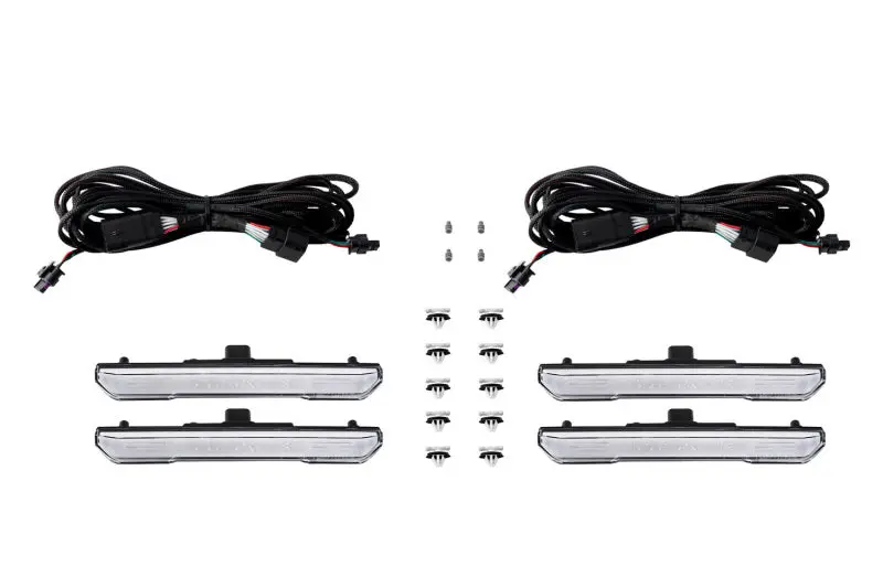 Diode Dynamics Led Sequential Sidemarker Lights – Clear Lens For 2024 Gmc Sierra & Canyon 1