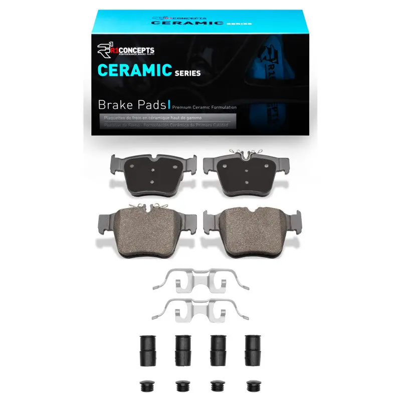 R1 Ceramic Rear Brake Pad And Hardware Kit For Mercedes-Benz Glc43 Amg (2016–2023) 1