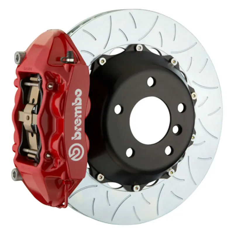 Brembo Gt Big Brake Kit For 2008–2012 Maserati Quattroporte – Rear 380X28Mm Two-Piece Slotted Rotors With 4-Piston Calipers 1