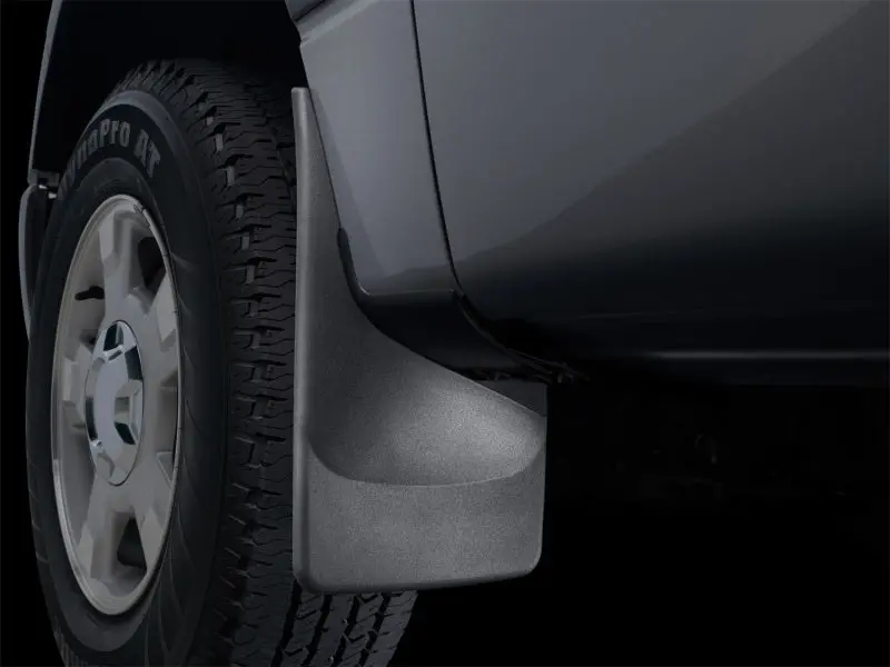 Weathertech No-Drill Mud Flaps For 2015–2020 Chevrolet Tahoe – Premium Black Rubber 1