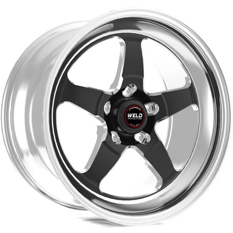 Weld S71 18X11 / 5X4.75 Bp / 5.2In. Bs (-20Mm Offset) Black Wheel (Medium Pad) 3.18 Id Non-Beadlock 1