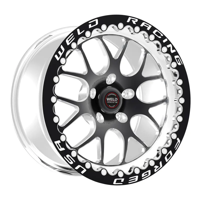 Weld S77 Hd Black Beadlock Wheel: 17X10, 6X5.5, 6.2″ Backspace 1