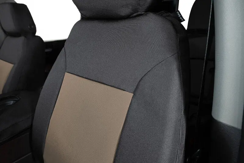 Covercraft Endura Precisionfit Front Seat Covers For 2023–2024 Ford F250–F600 – Tan/Black 2