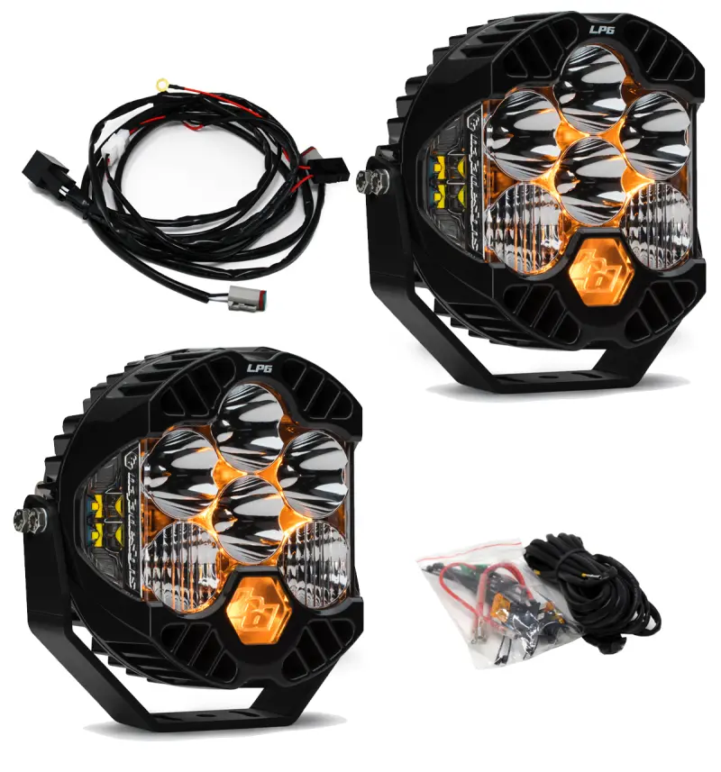 Baja Designs Lp6 Led Light Kit For Jeep Jl/Jt Rubicon Steel Bumpers 1