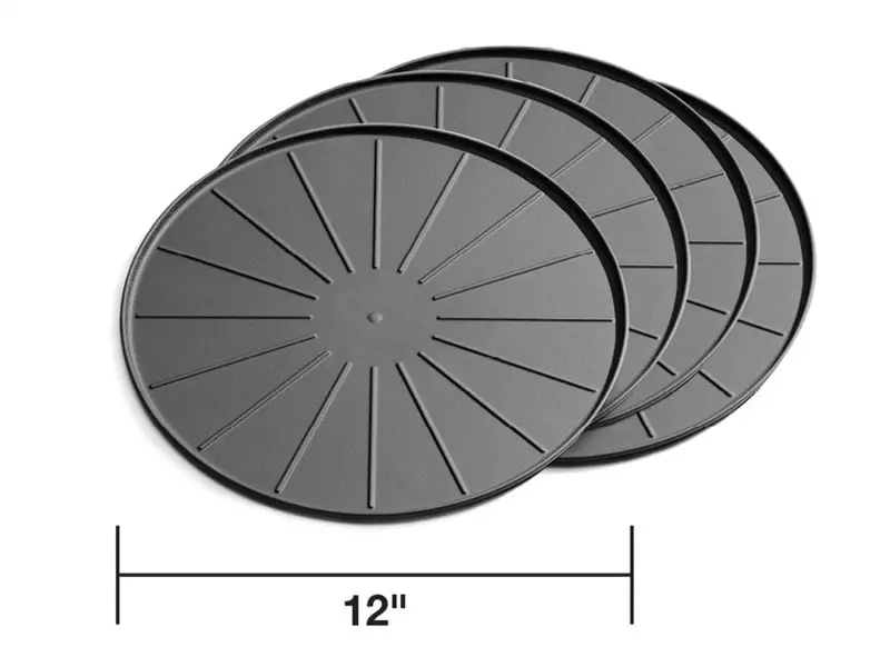 Weathertech 12-Inch Black Home Surface Protectors – Pack Of 4 1