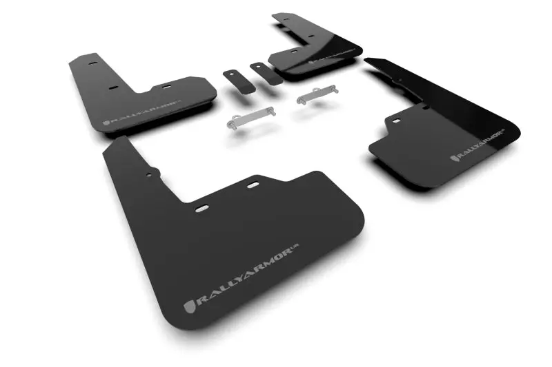Rally Armor Ur Black Mud Flaps For 2022 Subaru Wrx With Dark Grey Logo 1