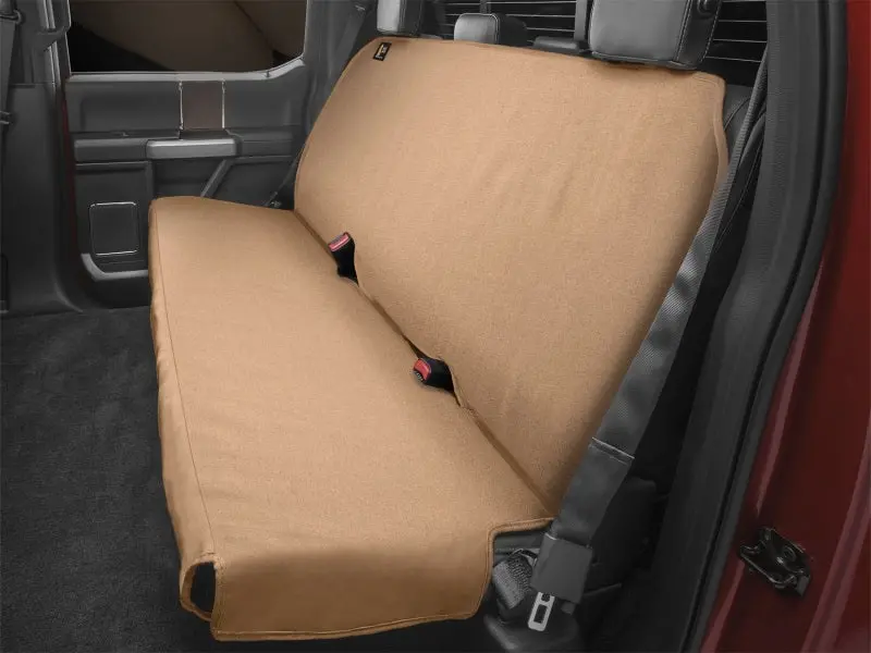 Weathertech Rear Seat Protector For Select Full-Size Trucks – Tan (Fits 2005–2010 Ram 1500, 2007–2010 F-250, 2004–2015 Titan) 1