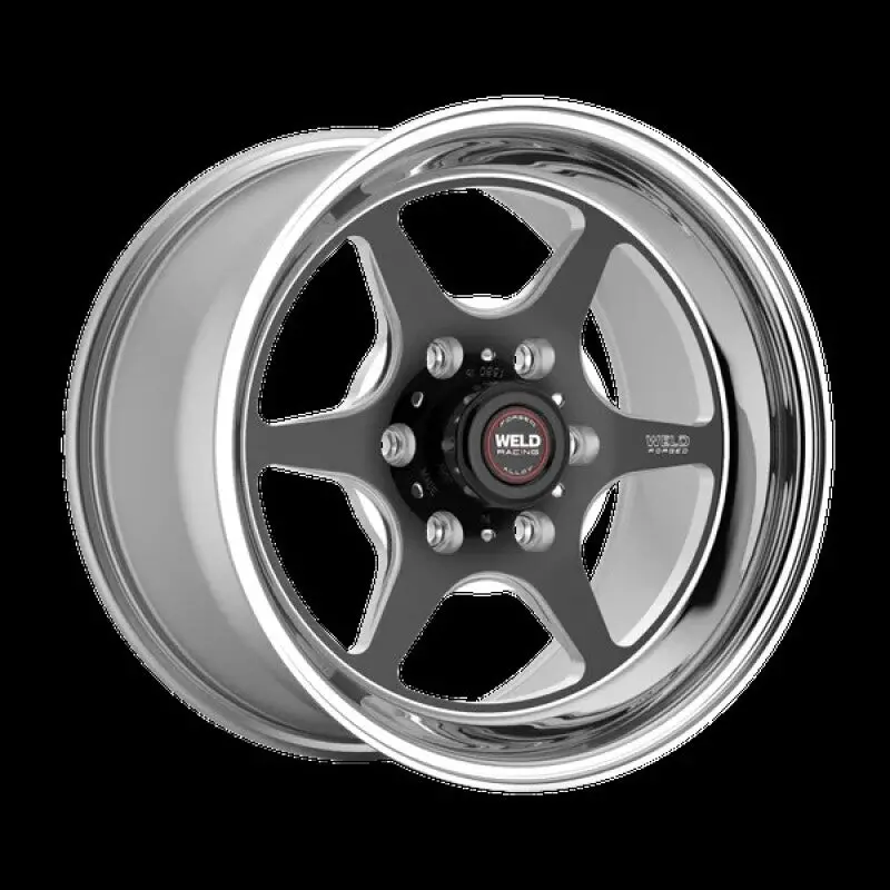 Weld Racing S79 Hd Forged Aluminum Wheel – 20X7 Inches, 6X135 Bolt Pattern, 4.5-Inch Backspace, Black Center With Polished Rim 1