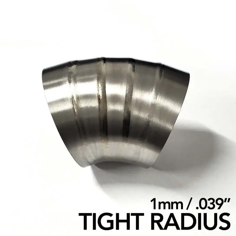 Ticon Industries Pre-Welded Titanium Pie-Cut Elbow – 3.5-Inch Diameter, 90-Degree Tight Radius, 1Mm Wall Thickness (10-Pack) 1