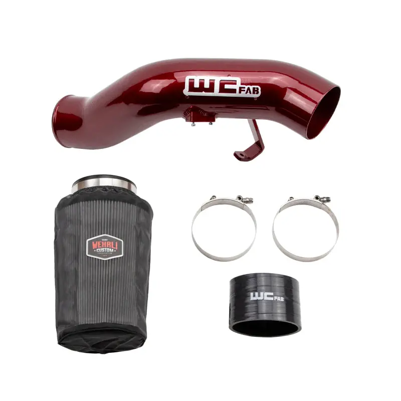 Wehrli 4-Inch Cold Air Intake System For 2003–2007 Ford 6.0L Powerstroke – Illusion Purple Finish 1