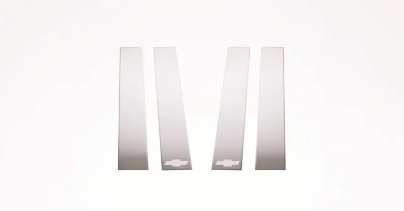 Putco Stainless Steel Pillar Post Trim Kit For 2014 Chevrolet Silverado Hd Extended Cab – 4-Piece Classic Style 1