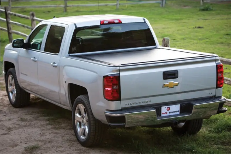 Pace Edwards Jackrabbit Retractable Tonneau Cover For 2016 Toyota Tacoma Double Cab (5'1" Bed) – Matte Black Finish 1