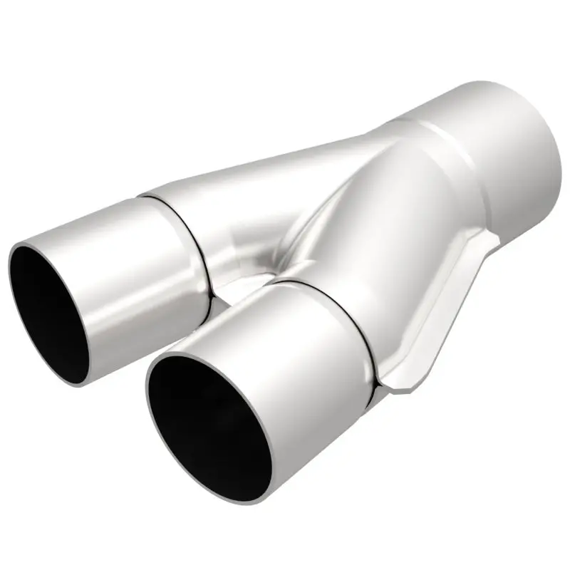 Magnaflow Stainless Steel 10-Degree Smooth Transition Y-Pipe – 2.50” / 2.00” Diameter 2