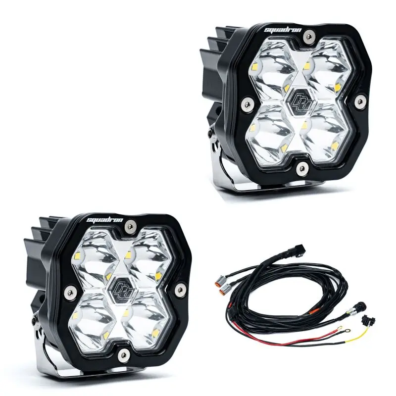 Baja Designs Squadron 2.0 Sport Led Spot Lights – Pair 1